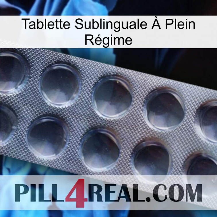 Tablette Sublinguale À Plein Régime 30